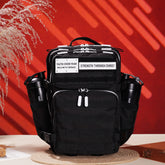 Faith-Inspired EDC Performance Backpack 25L - Black White Accent