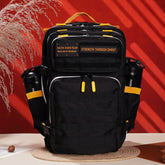 Faith-Inspired EDC Performance Backpack 45L - Black Orange