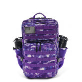 Mission 45L Backpack – Purple Camo/ Black Accent