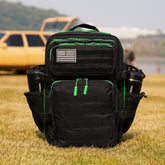 Mission 45L Backpack – Black / Green Accent