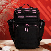 Faith-Inspired EDC Performance Backpack 45L - Black Pink