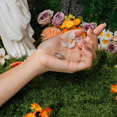 “Jesus” Cross Ring – Silver-Toned Adjustable Christian Faith Jewelry