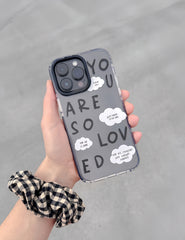 Black You Are So Loved Phone Case