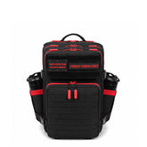 Faith-Inspired EDC Performance Backpack 25L - Black Red