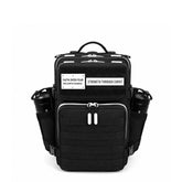 Faith-Inspired EDC Performance Backpack 25L - Black White Accent
