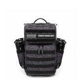 Faith-Inspired EDC Performance Backpack 25L - Black Leopard