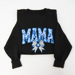 Mama Embellished Crewneck Sweatshirt