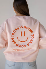 Good Day Sweatshirt - Blush