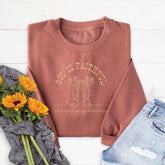 Embroidered God Is Faithful Sweatshirt
