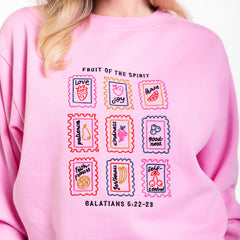 Fruit of the Spirit Embroidered Crewneck Sweatshirt