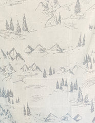 Mountainscape Throw Blanket