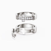 Personalized Eternal Love Cross Promise Ring