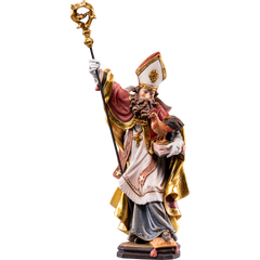 Saint Valentine with Book and Rooster Model II Figurine