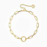 Manna Charm Builder Paperclip Chain Bracelet