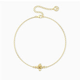 Floral Cross June Rose Bracelet