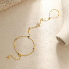 Radiance Cross Hand Chain