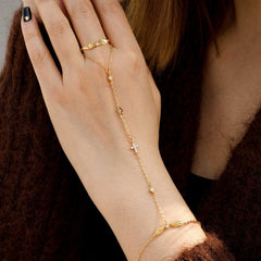 Cherub Wings Hand Chain