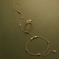 Cherub Wings Hand Chain