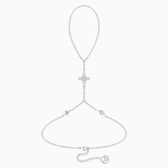 Byzantine Cross Snowdrop January Birth Flower Hand Chain