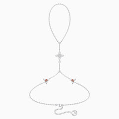 Byzantine Cross Holly December Birth Flower Hand Chain