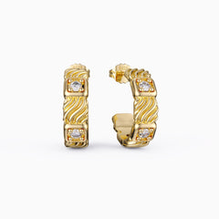 Square Polychromatic Earrings