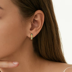 Square Polychromatic Earrings