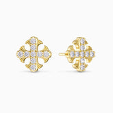 Cross Stud Earrings