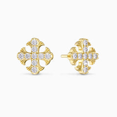 Cross Stud Earrings