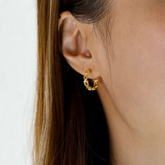 Ichthys Half Hoop Earrings