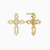 Thorn Cross Earrings