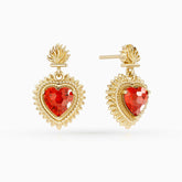 Nova Heart Earrings