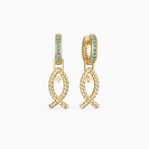 Cord Ichthys Earrings