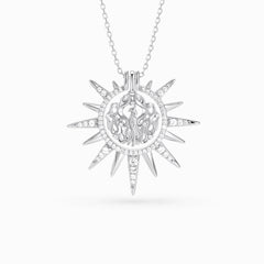 Rising Phoenix Sunburst Necklace