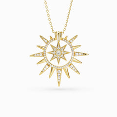 Guidance Star Sunburst Necklace