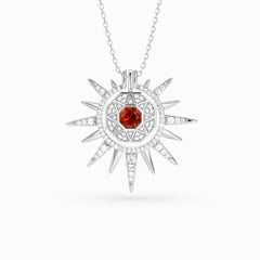 Radiant Light of Truth Octagon Sunburst Necklace