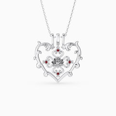 Sacred Bloom Water Lily Love Birth Flower Necklace Set
