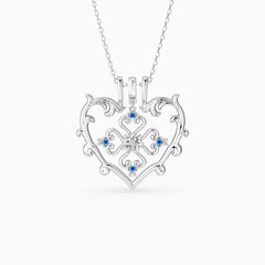Sacred Bloom Poinsettia Love Birth Flower Necklace Set