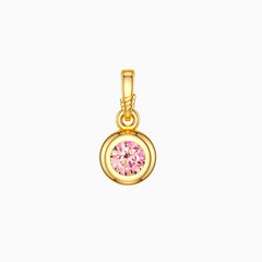 Bubble Knot October Birthstone Charm Pendant