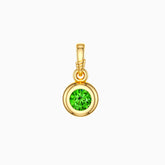 Bubble Knot August Birthstone Charm Pendant