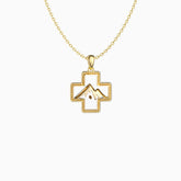 Mustard Seed Mountain Necklace