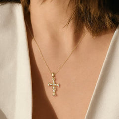 Infinity Sterling Silver Cross Necklace