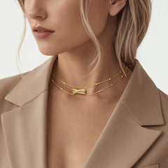 Layered Twisted Necklace