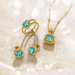 Double Twisted Rope Solitaire Ring