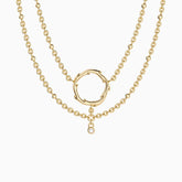 Thorns Circle Layered Necklace