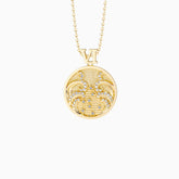 Promised Land Wave Faith Coin Medallion Necklace