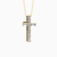 Modern Cross Amulet Pendant Necklace