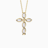 Sacred Jesus Fish Cross Pendant Necklace