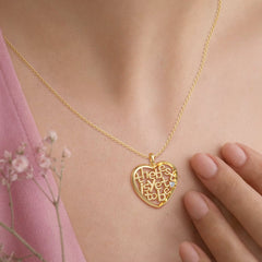 The Best Is Yet To Be' Infinite Love Heart Pendant Necklace