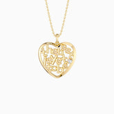 The Best Is Yet To Be' Infinite Love Heart Pendant Necklace