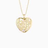 Love Is Patient' Infinite Love Heart Pendant Necklace